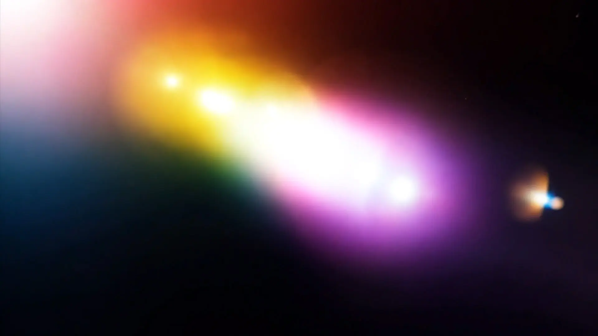 Colorful Light Leak Overlay for Video Effects